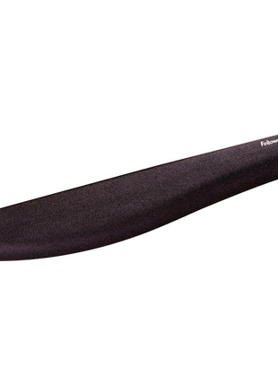 Fellowes PlushTouch Foam Keyboard Wrist Rest with MICROBAN - Black (9252101)