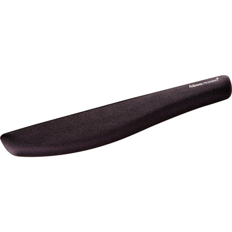 Fellowes PlushTouch Foam Keyboard Wrist Rest with MICROBAN - Black (9252101)