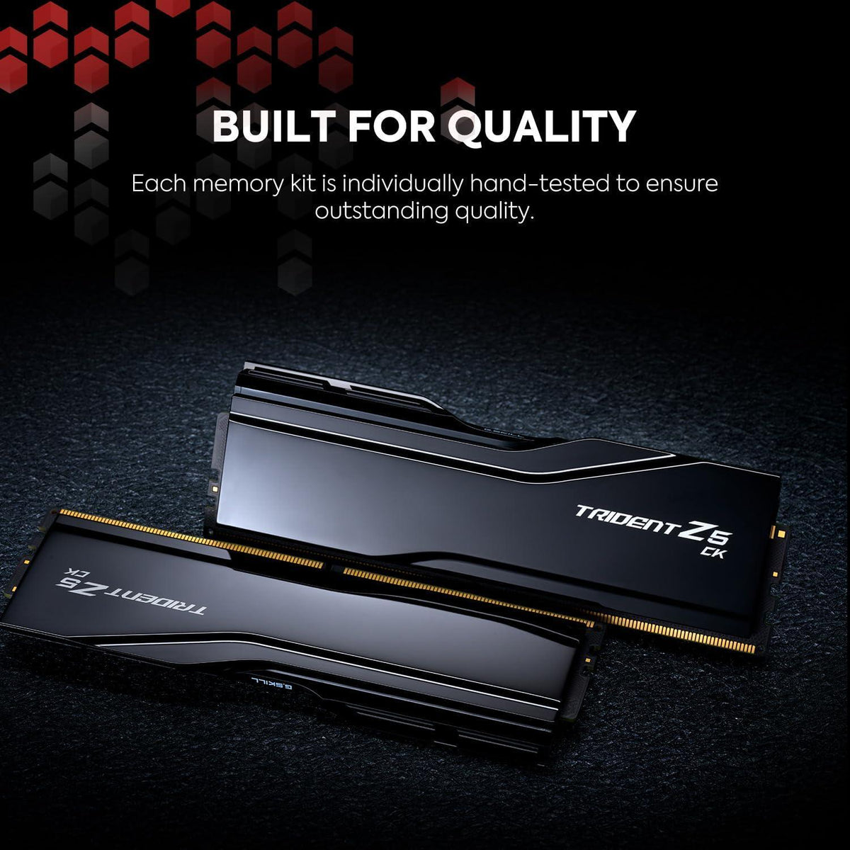 G.SKILL Trident Z5 CK Series (Intel XMP 3.0) DDR5 RAM 48GB (2x24GB) 8200MT/s CL40-52-52-131 1.40V Desktop Computer Memory CUDIMM - Mirror Black
