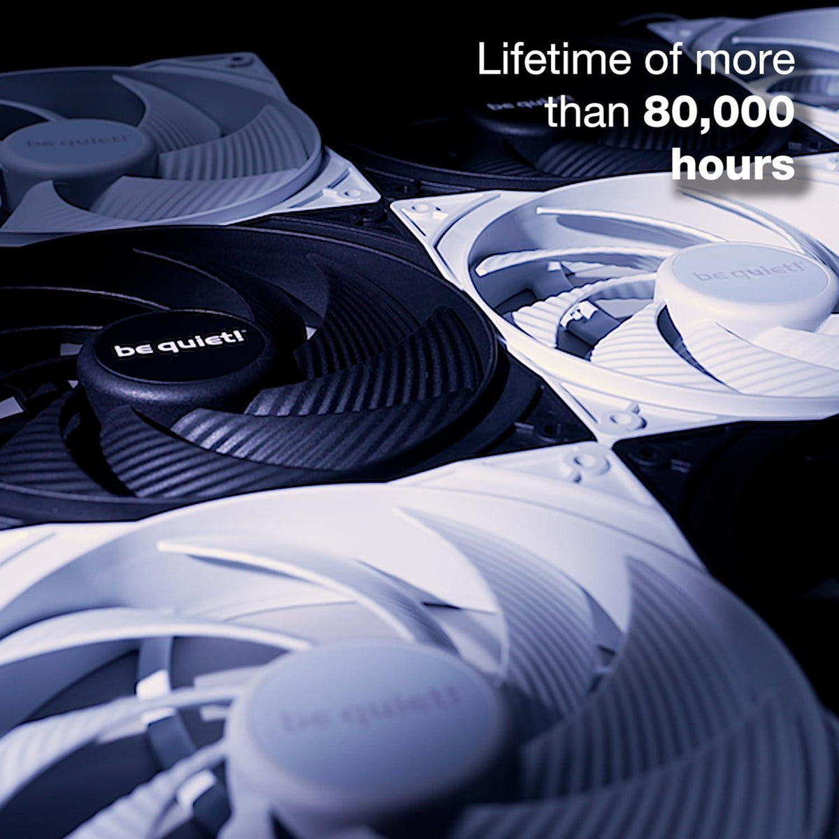 be quiet! Pure Wings 3 120mm PWM High-Speed Case Fan | Speed-regulating Closed Loop Motor| Extraordinary Air Pressure | Very Quiet Operation | White | BL111