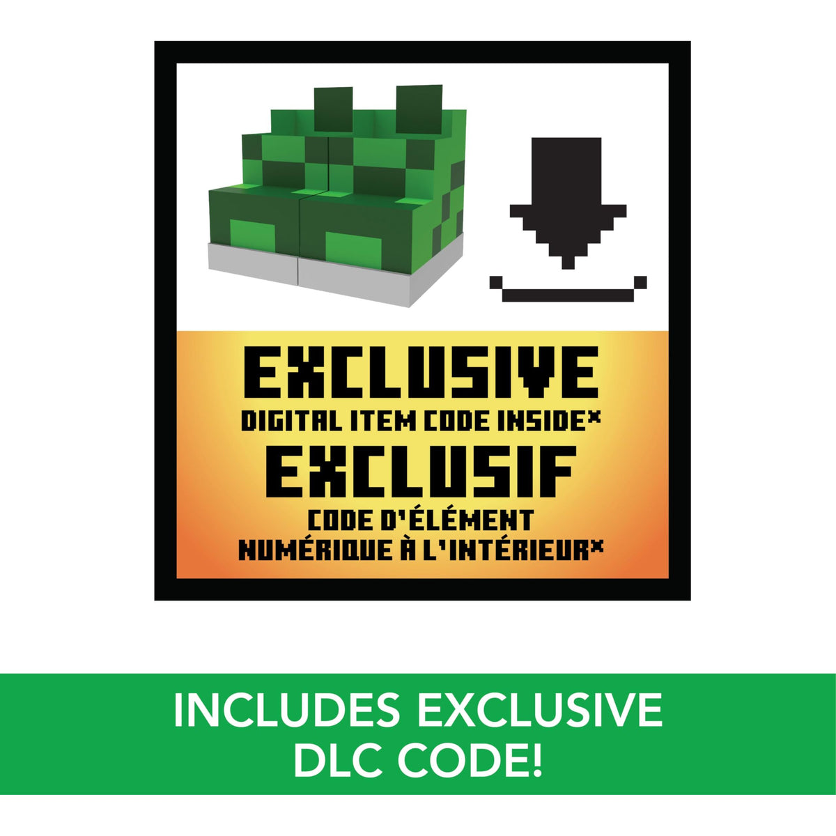 Mattel Minecraft Exploding RC Creeper with Lights & Sounds, 10 Explosion Particles, Game-Authentic Movement & DLC Code