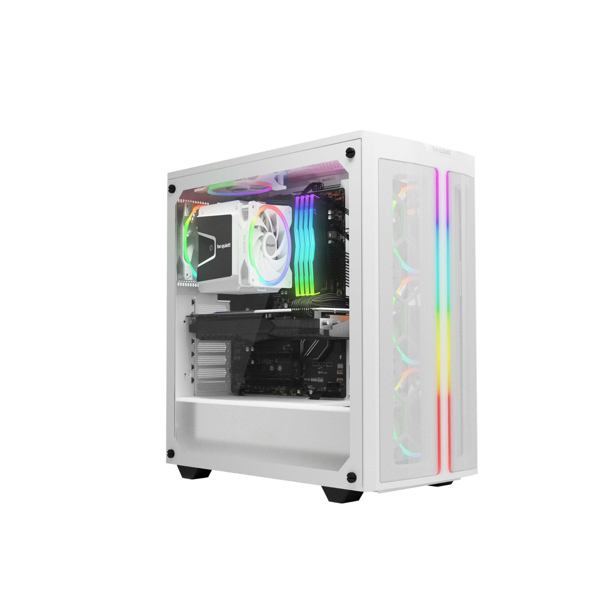 be quiet! Light Wings White 140mm PWM Triple Pack Premium ARGB Low Noise Cooling Fan | 4-Pin | BL102
