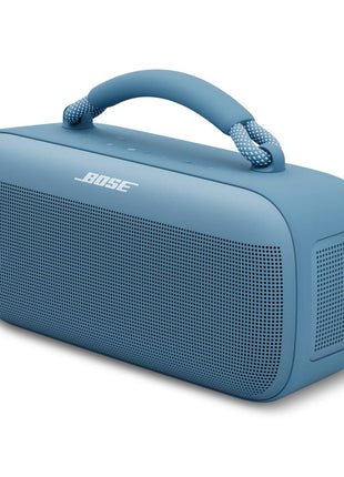Bose SoundLink Max Bluetooth Speaker - Portable Wireless Party Speaker, IP67 Waterproof, Rope Handle, Up to 20 Hours of Playtime, USB-C, Built-in 3.5mm AUX Input, Blue Dusk