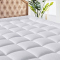 MATBEBY Full Size Mattress Pad - Cooling Breathable Mattress Topper, Quilted Fitted Mattress Protector, Pillow Top Mattress Cover with 8-21