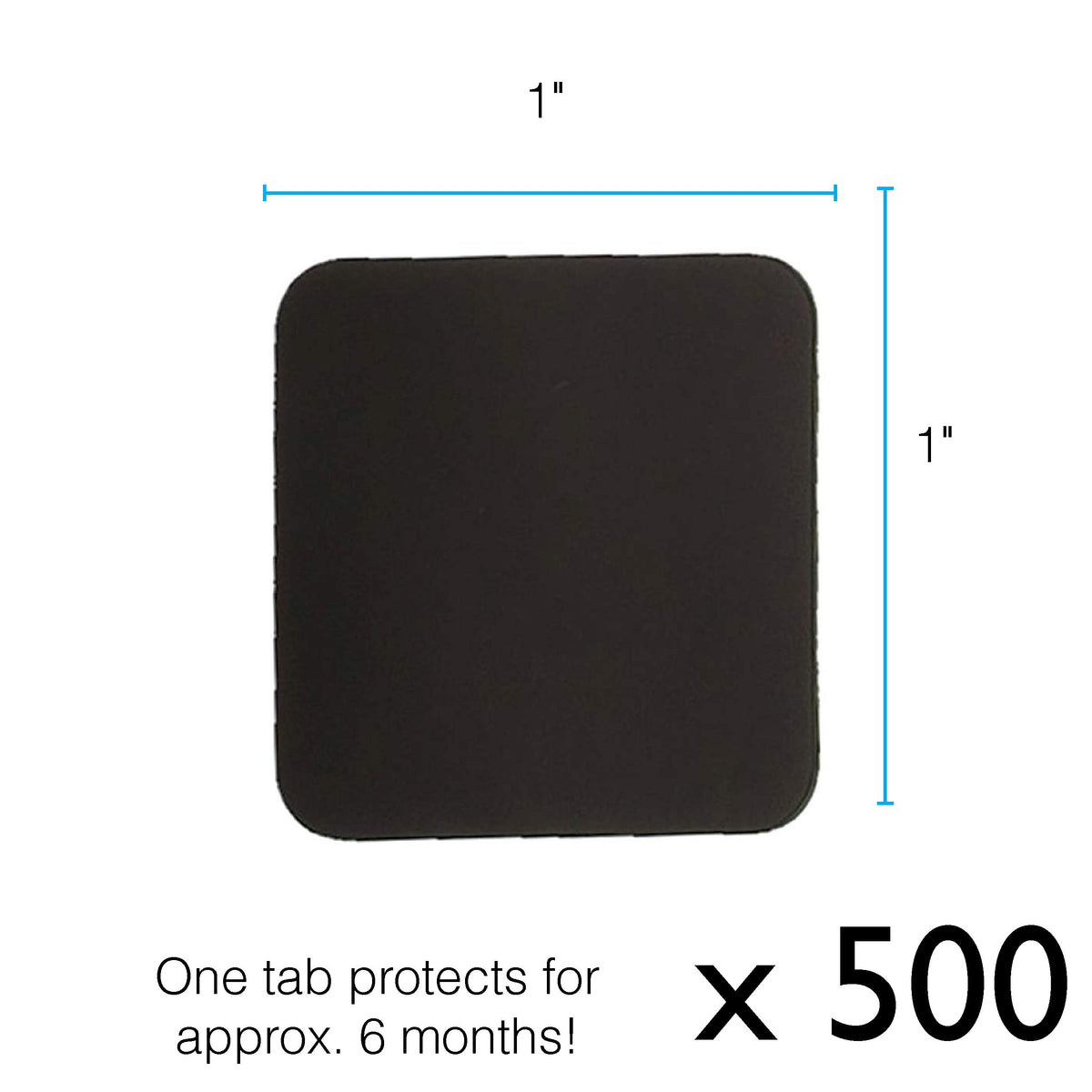 The Beadsmith Anti-Tarnish Tabs, 1 x 1 inch, Non-Abrasive, 50 tabs per Pack, for Jewelry Storage