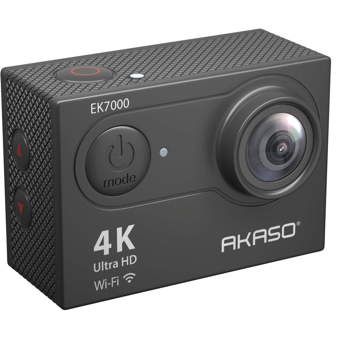 AKASO EK7000 4K30FPS 20MP WiFi Action Camera with EIS Ultra HD 131FT Waterproof Underwater Camera Remote Control 4X Zoom Support External Microphone Black