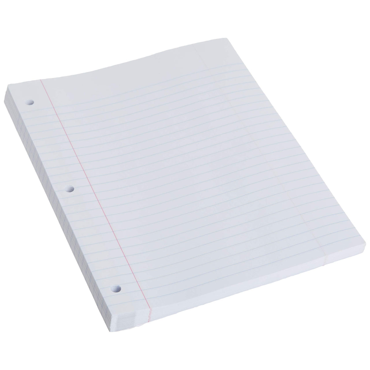 Mead Loose Leaf Paper, Wide Ruled Filler Notebook Paper, Reinforced, 8" x 10-1/2", 100 Sheets, Fits 3-Ring Binder (15006)