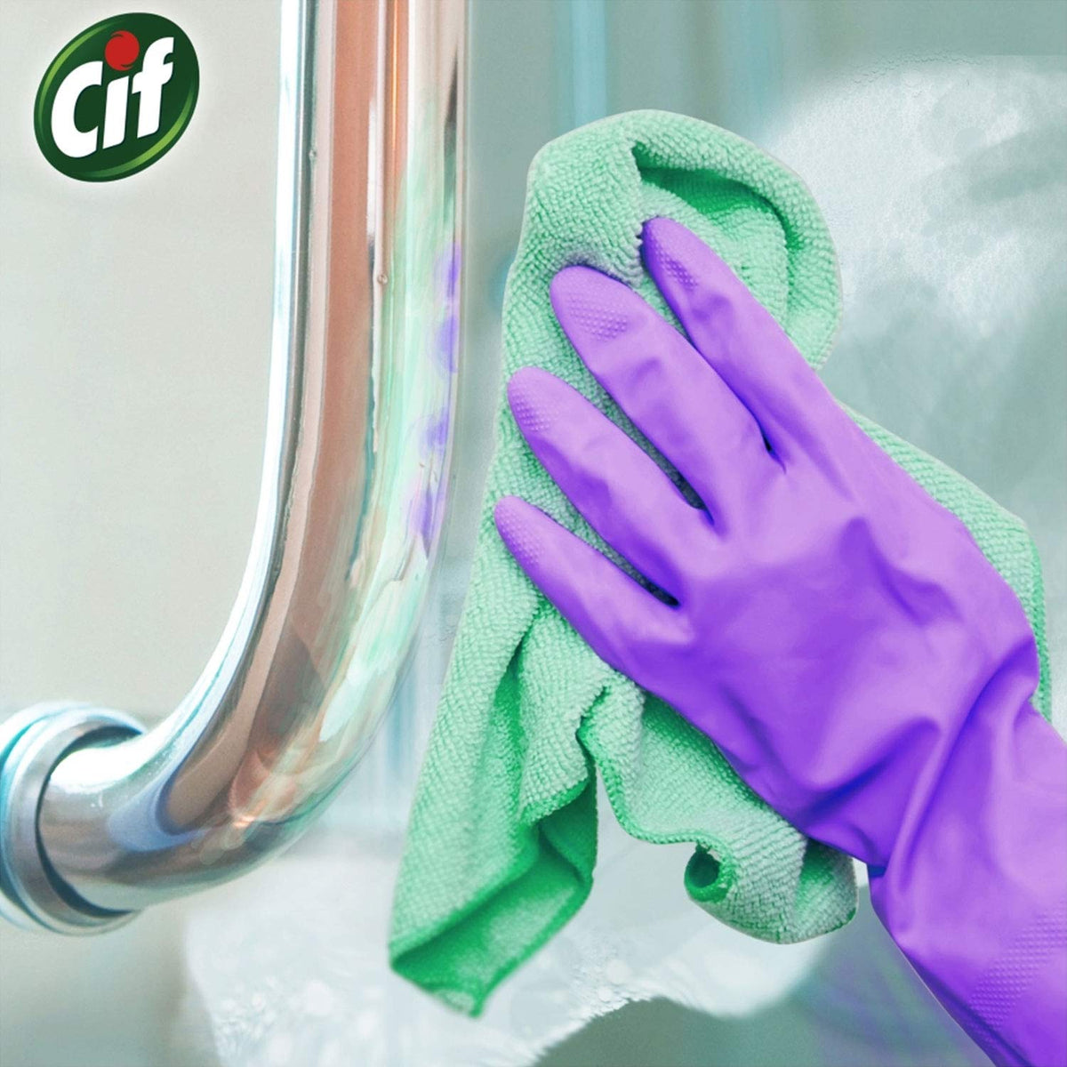 CIF Perfect Finish Limescale Removal Multi-Purpose Cleaner Spray for Kitchen & Bathroom Surfaces, Suitable for Shower, Chimney, Gas Stove, Tiles & Sink, 435ml