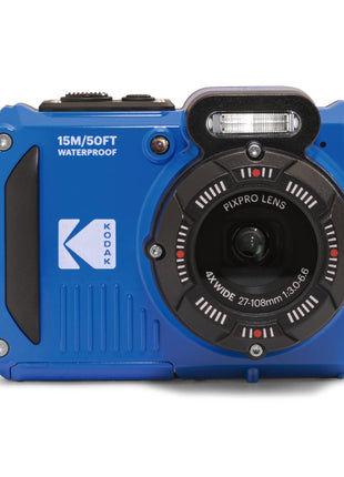 KODAK PIXPRO WPZ2 Rugged Waterproof Shockproof Dustproof WiFi Digital Camera 16MP 4X Optical Zoom 1080P Full HD Video Vlogging Camera 2.7 inch LCD (Blue)