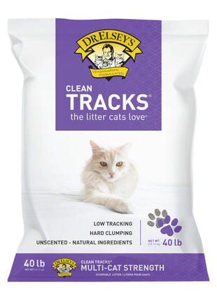 Dr. Elsey's® Clean Tracks Clumping Clay Cat Litter 40 lb. Bag