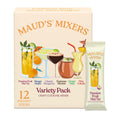 Maud's Mixers Variety Pack Cocktail Mix, 12 ct, Mocktail Non-Alcoholic Drinks - Made with Real Agave - Low Calorie, Low Sugar, Easy to Mix