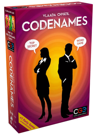 CGE Codenames Board Game (2nd Edition) | The Top Secret Word Association Party Game for Friends & Family Game Nights, 4+ Players