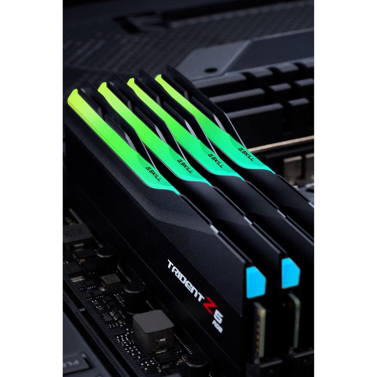 G.SKILL Trident Z5 RGB Series (Intel XMP 3.0) DDR5 RAM 32GB (2x16GB) 8000MT/s CL38-48-48-128 1.45V Desktop Computer Memory UDIMM - Matte Black (F5-8000J3848H16GX2-TZ5RK)