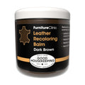 The Original Leather Recoloring Balm by Furniture Clinic - Dark Brown Leather Dye for Furniture, Couches & Car Seats - Restore Scratched, Faded, & Damaged Surfaces