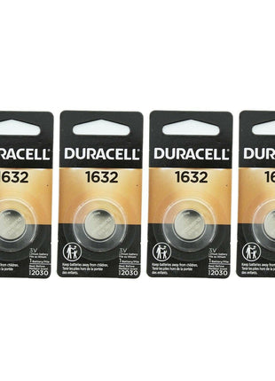 DURACELL 1632 Lithium Coin Battery Pack of 4