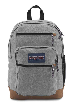 JanSport Cool Backpack, with 15-inch Laptop Sleeve - Large Computer Bag Rucksack with 2 Compartments, Ergonomic Straps, Grey Letterman