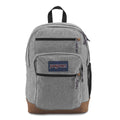 JanSport Cool Backpack, with 15-inch Laptop Sleeve - Large Computer Bag Rucksack with 2 Compartments, Ergonomic Straps, Grey Letterman