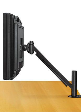 Fellowes 8038201 Flat Panel Monitor Arm, f/21-Inch , Adj.,4-3/4-Inch x14-1/2-Inch x24-Inch ,BK