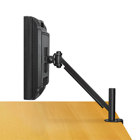 Fellowes 8038201 Flat Panel Monitor Arm, f/21-Inch , Adj.,4-3/4-Inch x14-1/2-Inch x24-Inch ,BK
