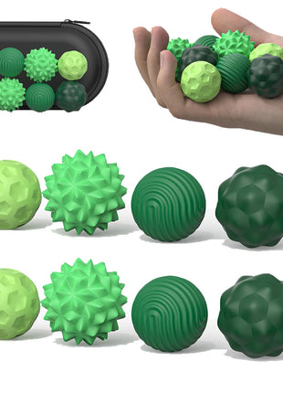 Magnetic Fidget Balls for Adults & Teens, Silent Fidget Toys for Office | Stress Relief Anxiety Support Focus Aid Calming & Relaxing Textured Silicone Magnetic Play Autism & ADHD,Gift Ready