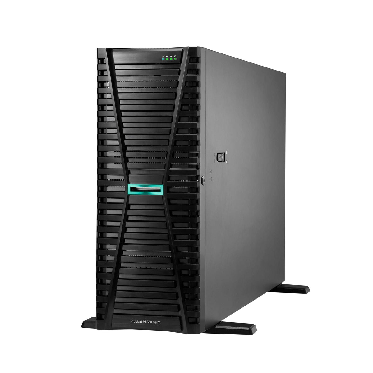 Hewlett Packard Enterprise ProLiant ML350 Gen11 Tower Server w/one Intel Xeon Silver 4514Y Processor, 2.0GHz 16‑core 64GB‑R MR408i‑o 8SFF 2x480GB SSD 2x800W RPS (HPE Smart Choice P71688-005)
