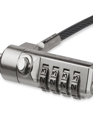 StarTech.com 6.6ft (2m) Laptop Cable Lock - 4 Digit Combination Laptop/Desktop Security Cable Lock for K-Slot Devices/Computers/Monitors - Portable Anti-Theft Vinyl Coated Steel Cable Lock, TAA