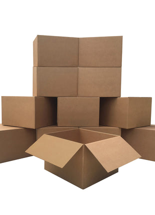 uBoxes Large Moving Boxes 20 inch x 20 inch x 15 inch (Pack of 12)