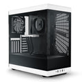 HYTE Y40 Modern Aesthetic Panoramic Tempered Glass Mid-Tower ATX Computer Gaming Case with PCIE 4.0 Riser Cable Included, White (CS-HYTE-Y40-BW)