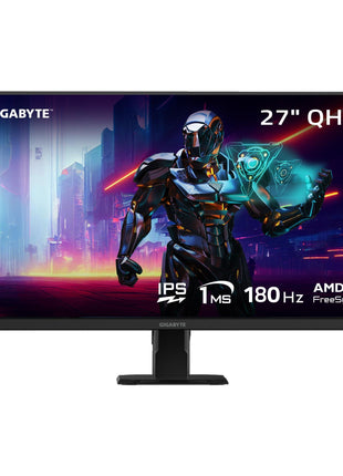 GIGABYTE GS27Q Advanced - 27 inch IPS Gaming Monitor - QHD 2560x1440-180Hz - 1ms MPRT - AMD FreeSync - HDMI, DP - Black (GS27Q A US)