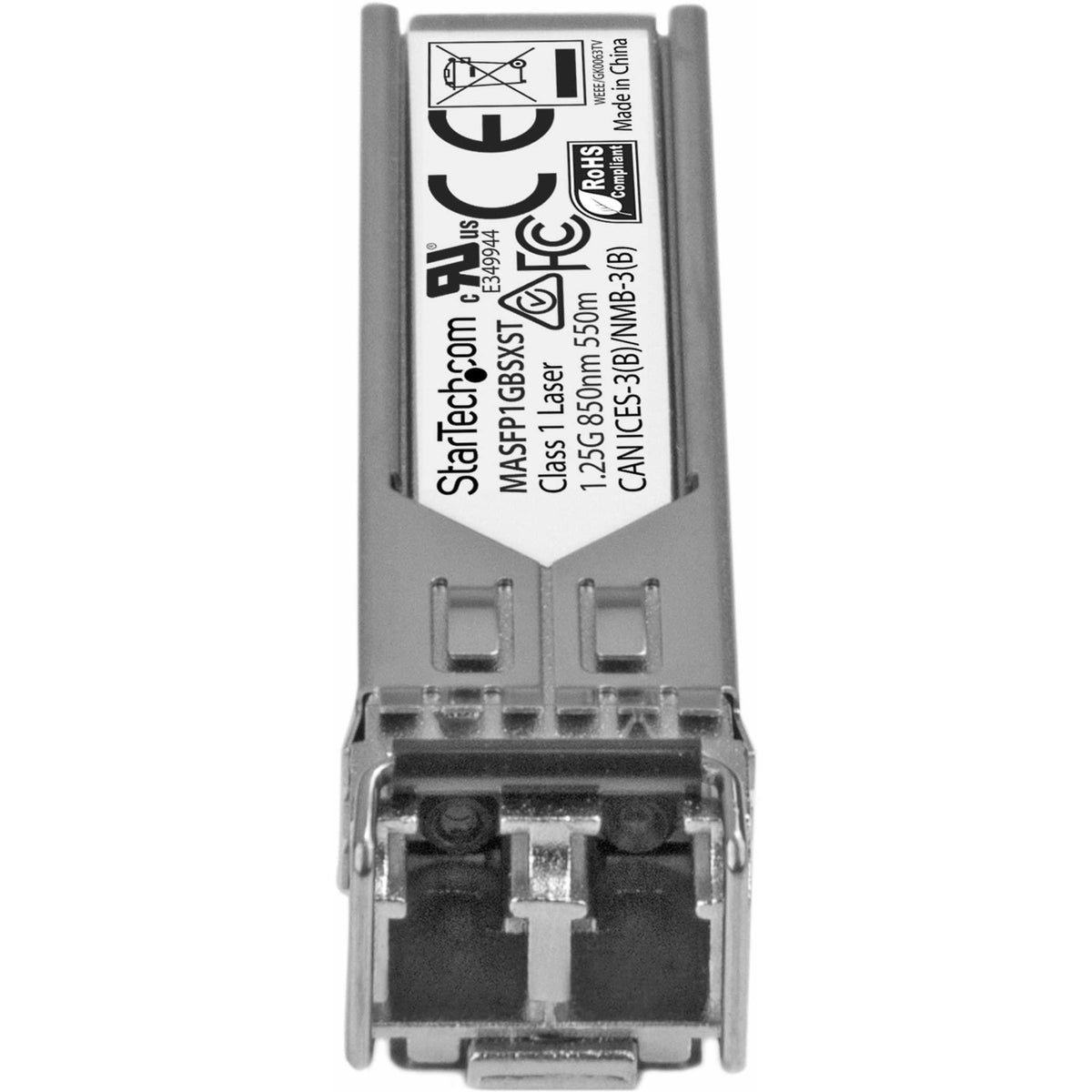 StarTech.com Cisco Meraki MA-SFP-1GB-SX Compatible SFP Module - 1000BASE-SX - 1GbE MMF Optic Transceiver - LC 550m - 850nm - DDM Cisco Meraki MS225, MX400 (MASFP1GBSXST)