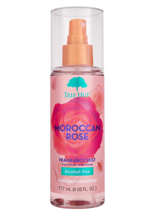 Tree Hut Fragrance Mist - Moroccan Rose - 6 fl oz - Hydrating, Alcohol-Free Formula - Warm, Floral Scent with Bergamot, Tea Rose, and Amber Notes