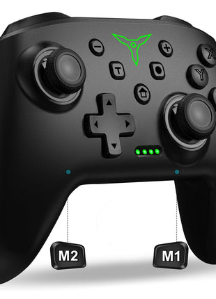 Switch Controller, Wireless Switch Controller Compatible with Switch Controller/Swicth 2/Switch Lite/OLED, Wireless Switch Controllers Work with iOS/Android/PC with RGB Light, Programmable, TURBO & Wakeup