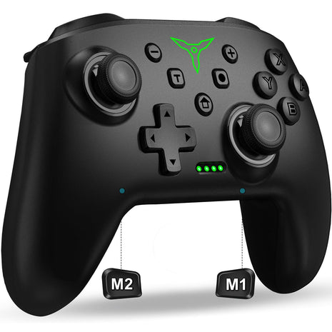Switch Controller, Wireless Switch Controller Compatible with Switch Controller/Swicth 2/Switch Lite/OLED, Wireless Switch Controllers Work with iOS/Android/PC with RGB Light, Programmable, TURBO & Wakeup