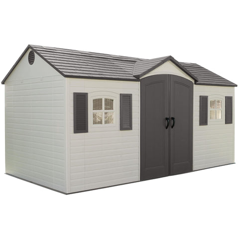 Lifetime 6446 Outdoor Storage Shed, 8 x 15 Foot, Desert Sand