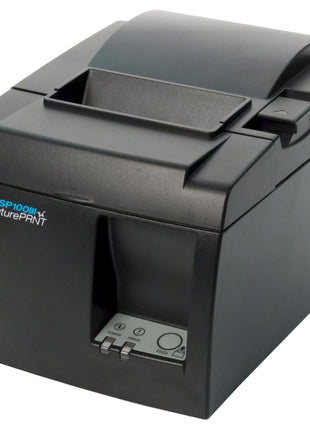 Star Micronics TSP143IIILAN Ethernet (LAN) Thermal Receipt Printer with Auto-Cutter and Internal Power Supply - Gray