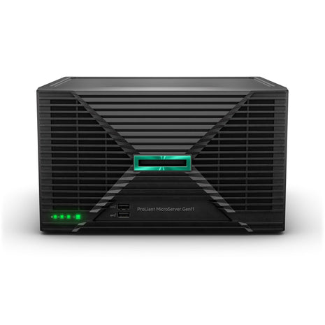 Hewlett Packard Enterprise ProLiant MicroServer Gen11 Tower Server, Intel Pentium Gold G7400 Processor, 16GB Memory, 1TB HDD Storage, External 180W US Power Supply (HPE Smart Choice P74439-005)