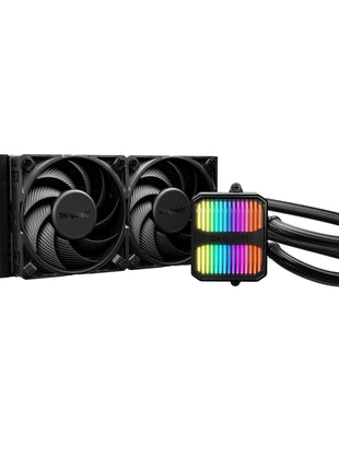 be quiet! Silent Loop 3 240mm CPU AIO Liquid Cooler | 2 Silent Wings 4 120mm PWM High-Speed Fans | Quiet Performance | 6-Pole Motor | Discreet ARGB Lighting | Refillable | Black | BW024