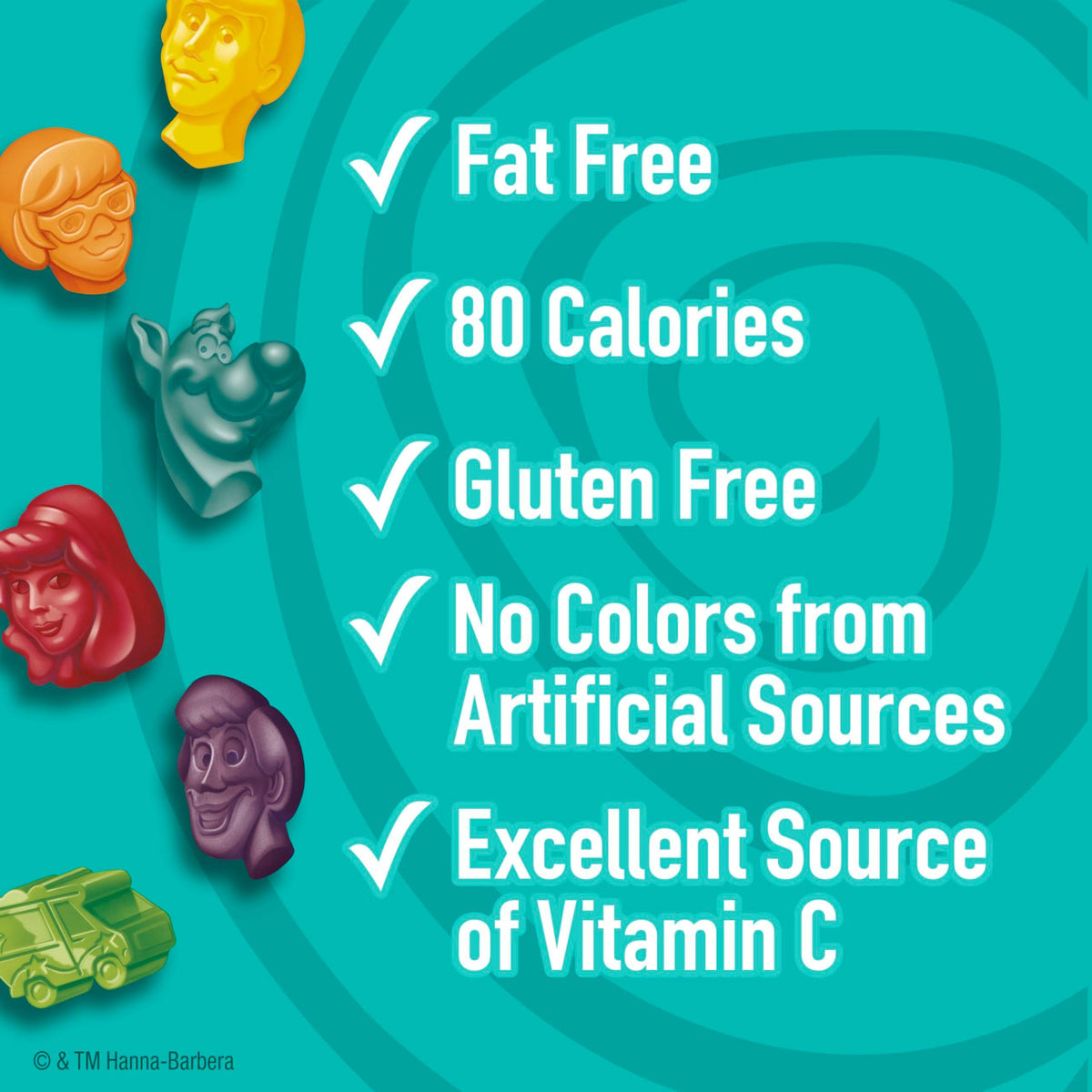 Scooby-Doo Fruit Flavored Snacks, Gluten Free, Kids Snacks, Value Pack, 22 Ct, 17.6 oz