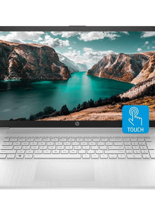 HP 17 Laptop, 17.3"" HD+ Touchscreen Display, 12th Gen Intel Core i7-1255U, 64GB RAM, 2TB SSD, Webcam, HDMI, SuperSpeed USB Ports, Wi-Fi 6, Windows 11 Home, Silver, TPN-I139_4V788AV