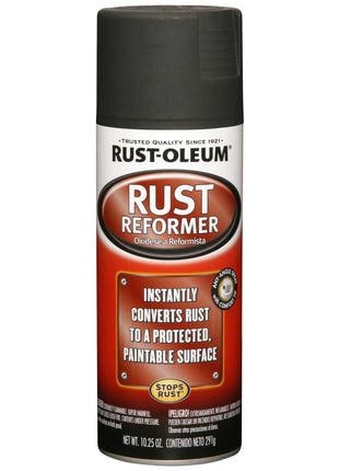 Rust-Oleum 248658 Stops Rust Reformer Spray Paint, 10.25 oz, Matte Black