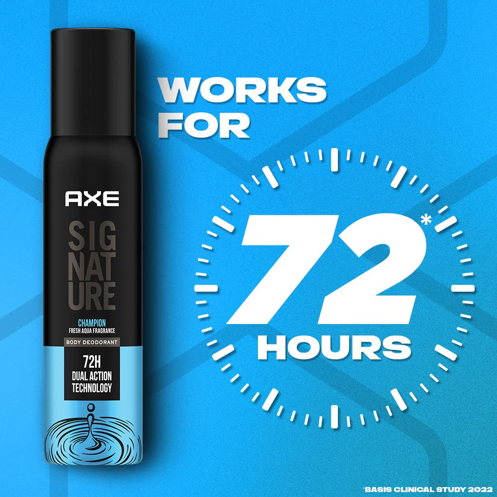 AXE Signature Champion Long Lasting No Gas Body Deodorant Spray For Men 200 Ml