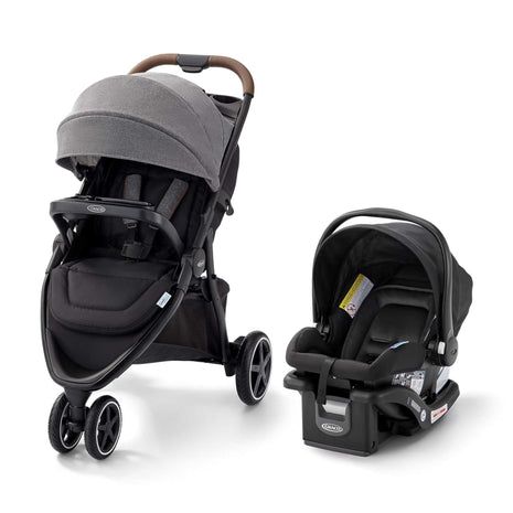 Graco® Outpace LX All-Terrain Travel System - Includes SnugRide Lite Infant Car Seat, Briggs, High-Performance Stroller/Car Seat Combo, Practical & Durable
