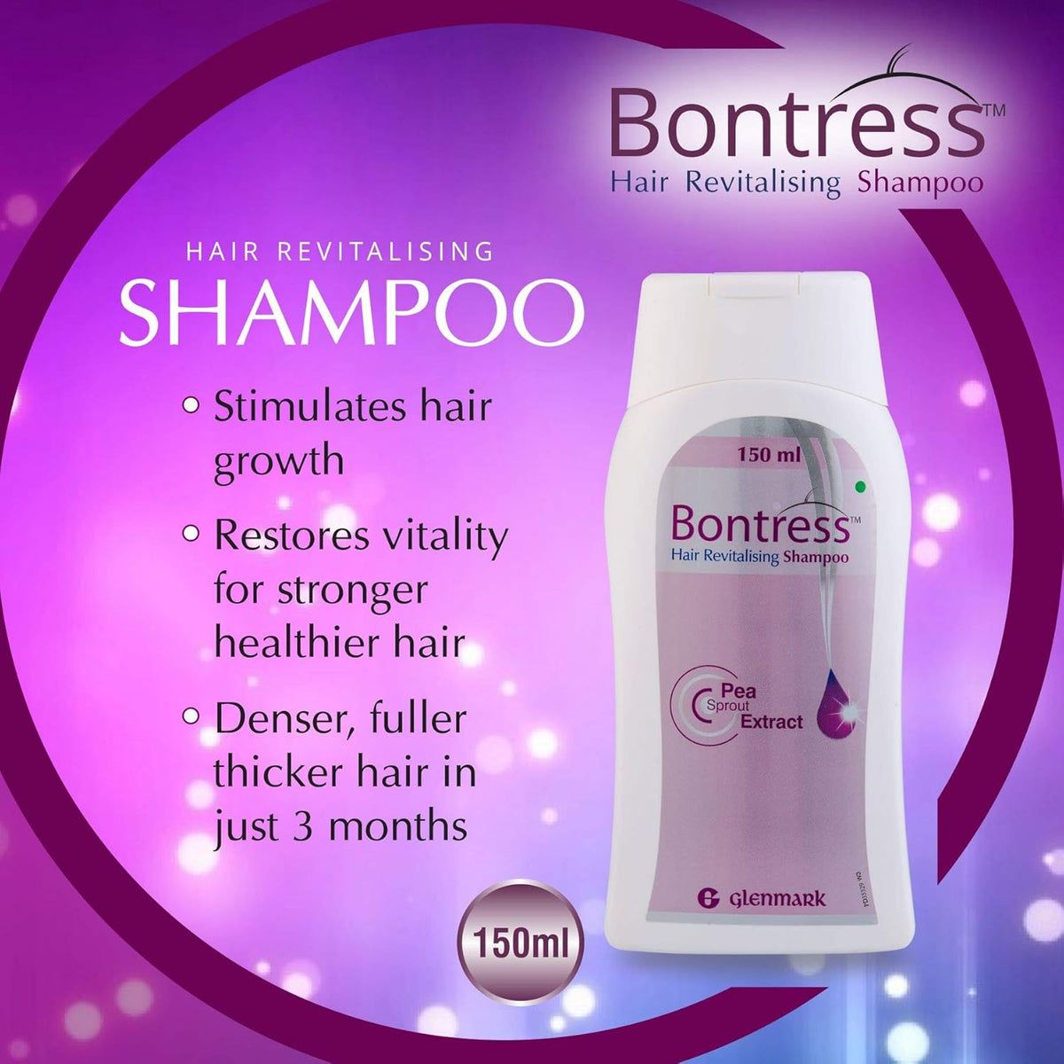 BONTRESS Hair Revitalising Shampoo, White, 150 ml