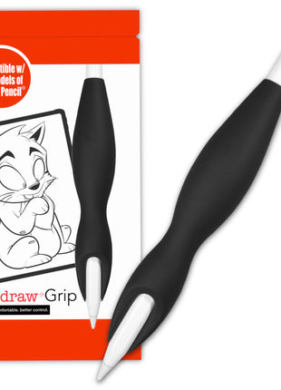 Pro-Draw The Grip for Apple Pencil Pro, 1st /2nd Gen Apple Pencil, and USB-C model // More Comfort. Better Control.