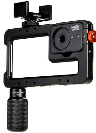 BEASTGRIP x SanDisk Beastcage iPhone 15 Pro Max Creator Kit - Includes iPhone 15 Pro Max Cage, Handle, and SSD Mount - Video Rig for Filming - SD3WLCC005-000T-WW