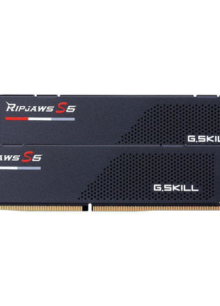 G.SKILL Ripjaws S5 Series DDR5 RAM (Intel XMP 3.0 & AMD EXPO) 32GB (2x16GB) 5200MT/s CL40-40-40-83 1.10V Desktop Computer Memory U-DIMM - Matte Black (F5-5200J4040A16GX2-RS5K)