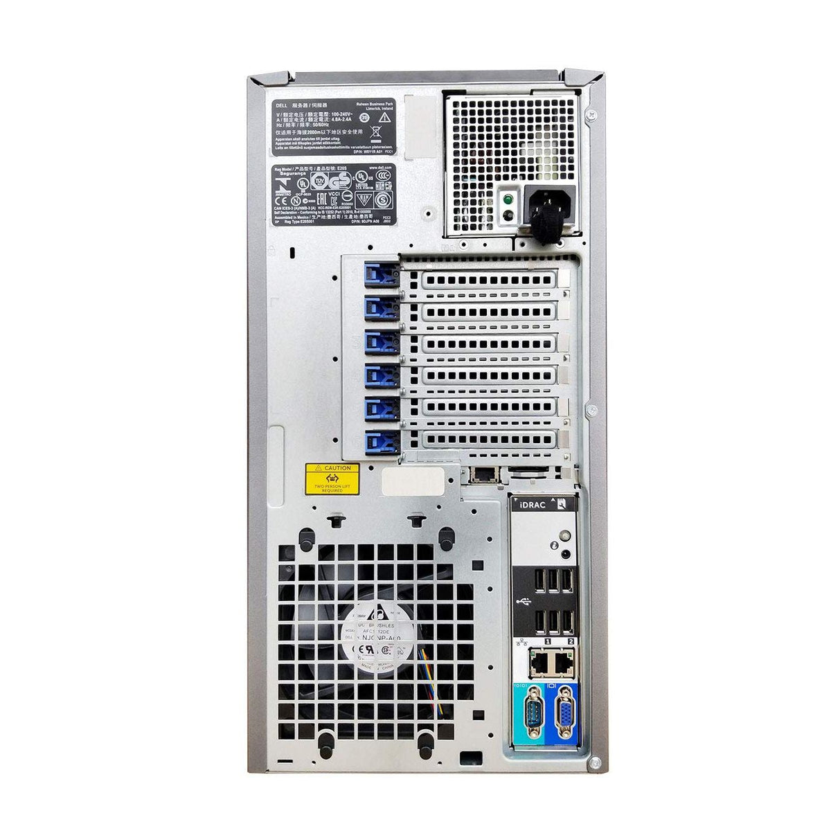 Dell PowerEdge T320 Tower Server with Intel Xeon E5-2470 v2 CPU, 128GB RAM, 4TB SSDs, 8TB HDDs, RAID, Windows Server 2019 (Renewed)