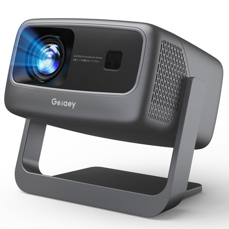 3200 ANSI/ Official Apps/360°Stand 4K Projector with WiFi and Bluetooth, Auto Focus, Auto Keystone Short Throw Projector Native 1080P Support 36W DoIby Audio Smart Projector