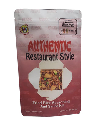 Authentic Restaurant Style Fried Rice Seasoning And Sauce Kit, Set of 3 (1.5 oz)