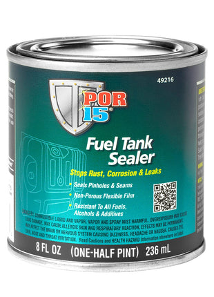 POR-15 Fuel Tank Sealer, Stops Rust, Corrosion and Leaks, Resistant to All Fuels, Alcohols and Additives, 8 Fluid Ounces